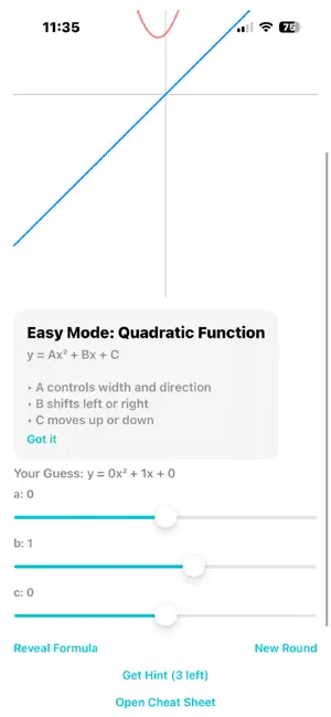 Guess the Graph screenshot 2