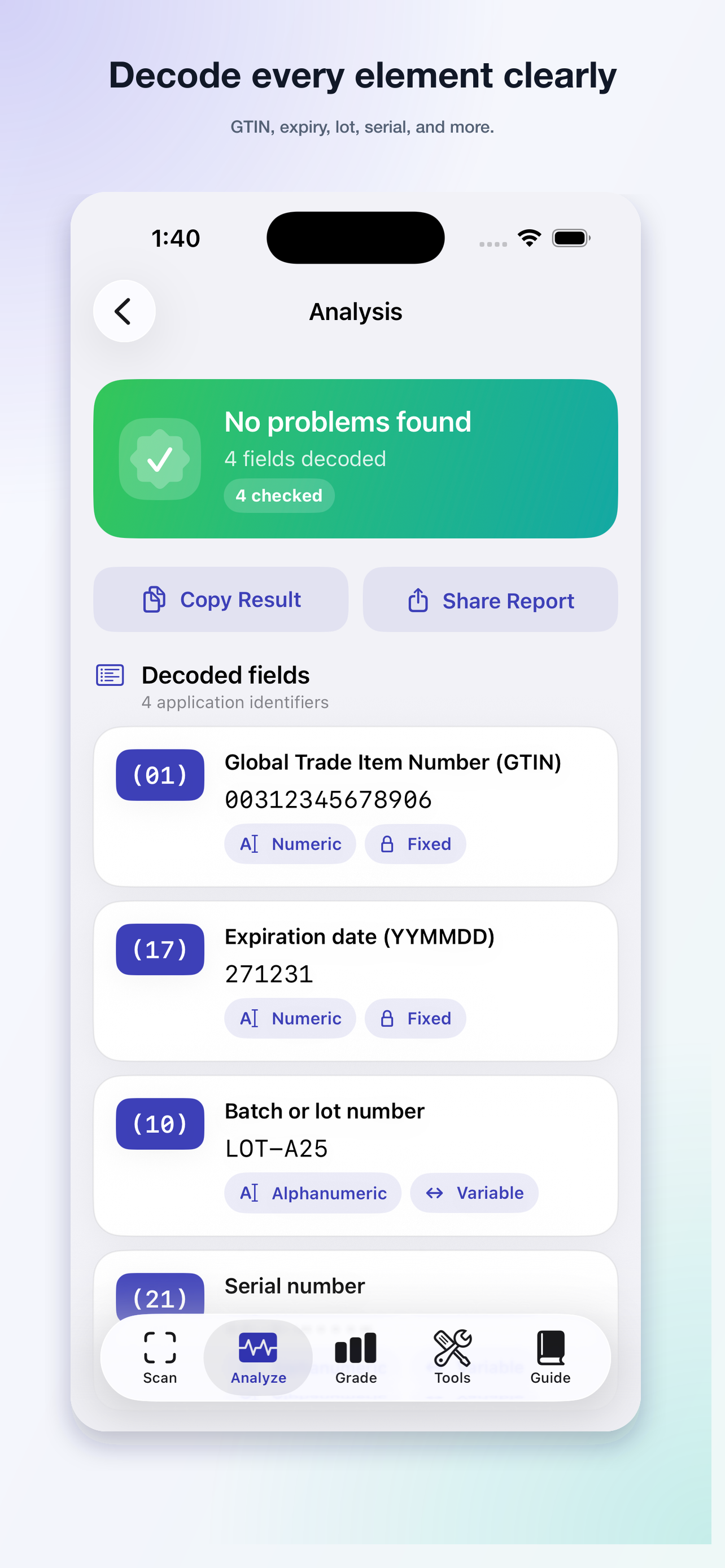 Pharma Barcode Scan/Generator screenshot 3