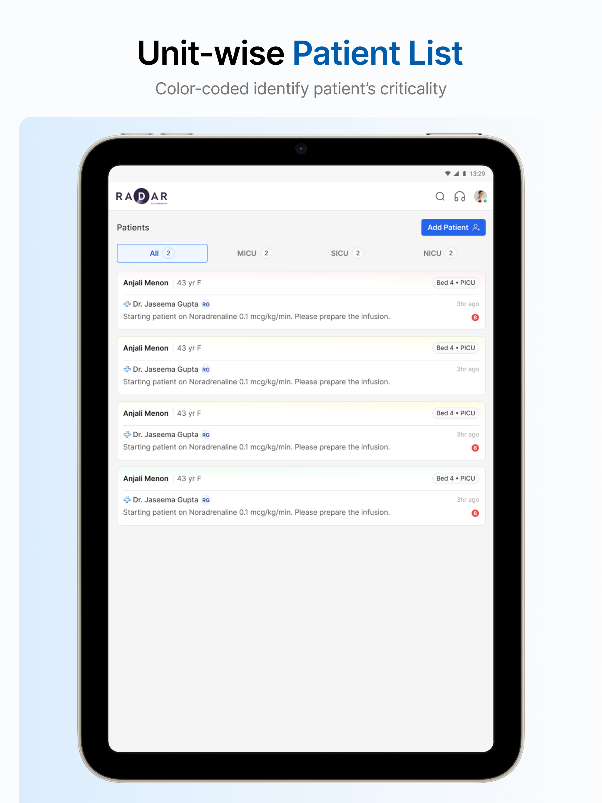 Cloudphysician AI RADAR screenshot 10