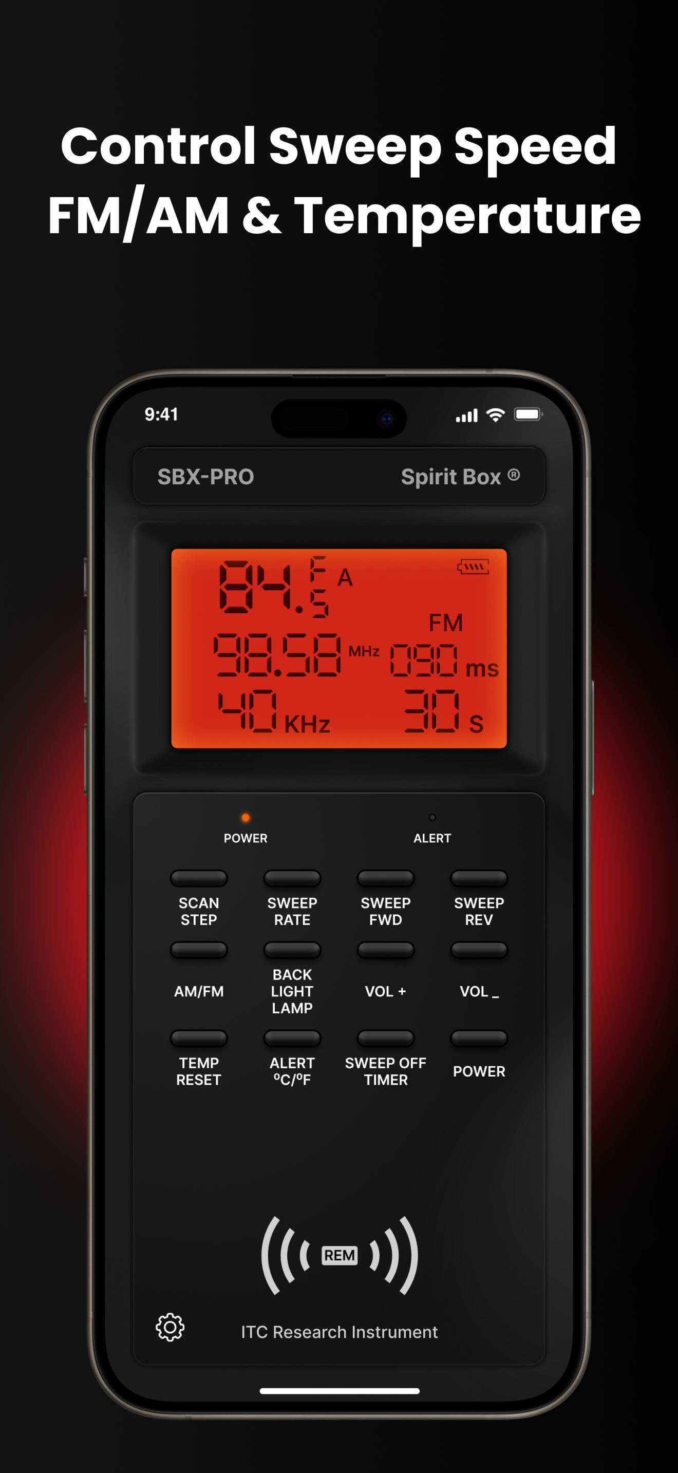 Spirit Box SBX PRO Ghost Radio screenshot 3