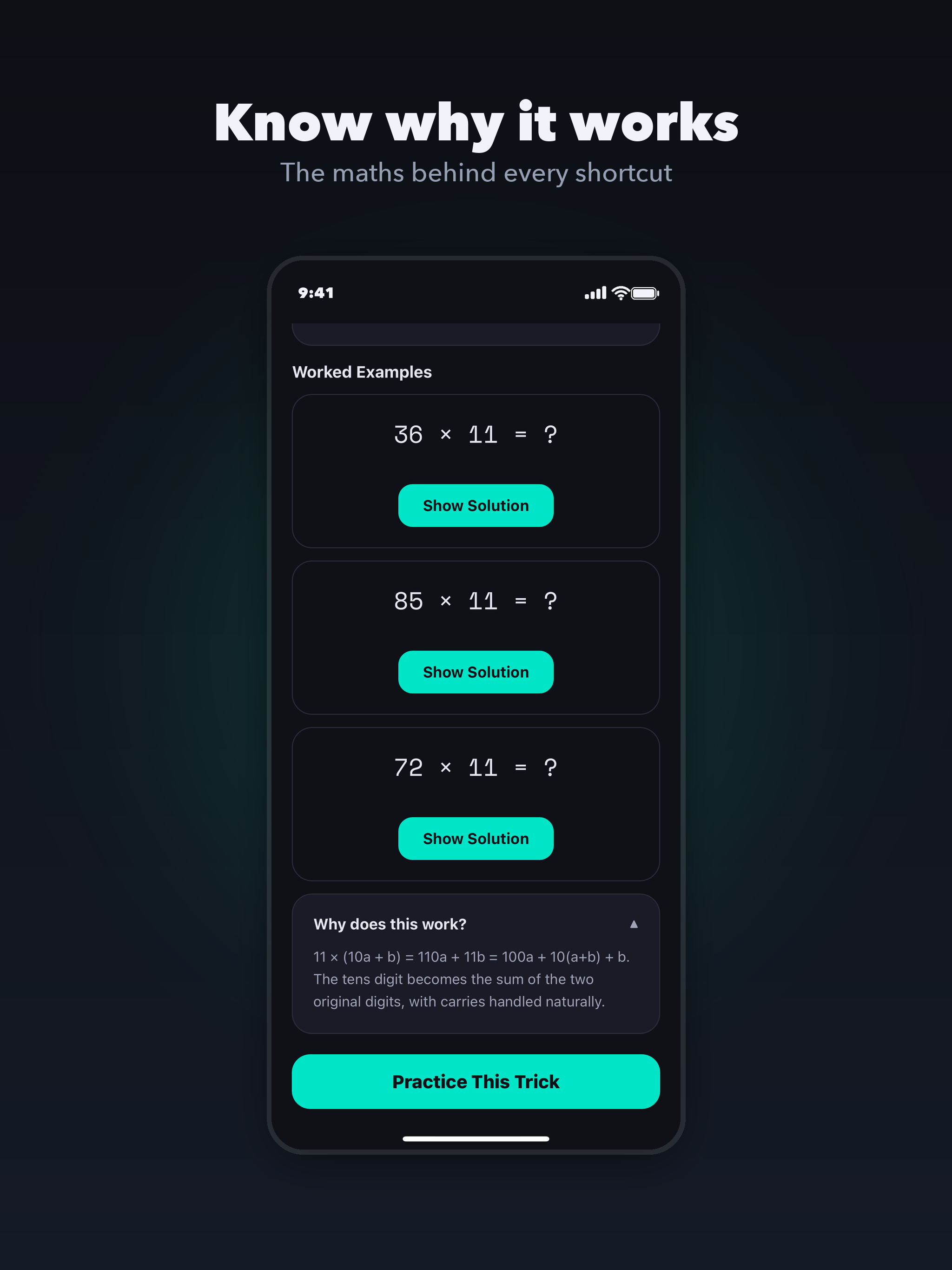 Mental Math Tricks: MathMind screenshot 14