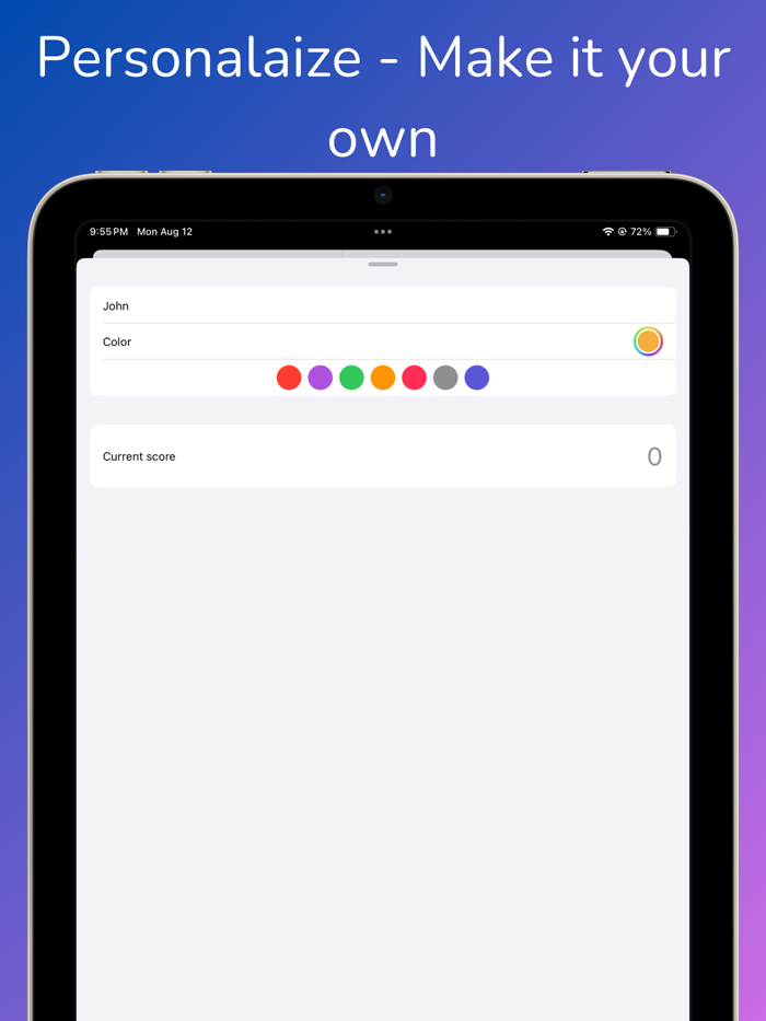 Skorer - Your Score Tracker