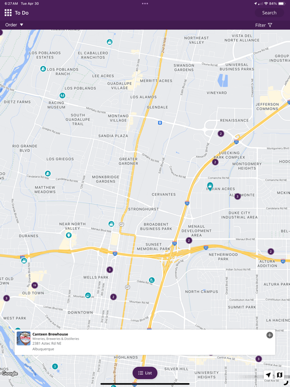 Visit Albuquerque iPad screenshot 3 - Travel app