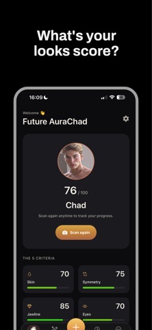AuraChad: Face Rating AI Screenshot 1 of 4