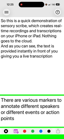 Sensory Scribe Screenshot 2 of 9
