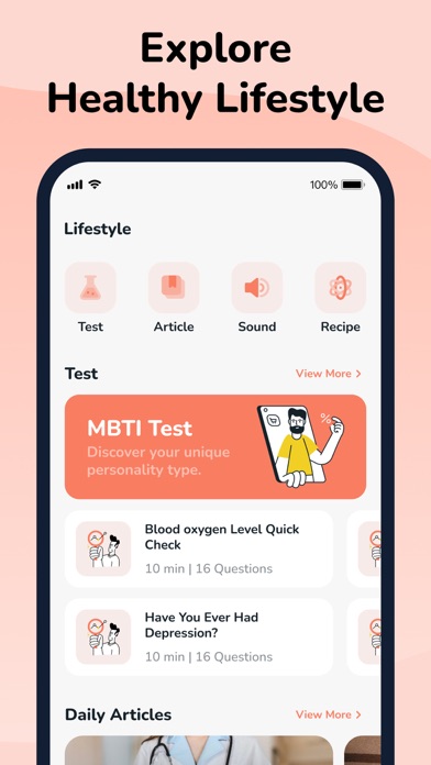 Heart Rate - Record Health Screenshot