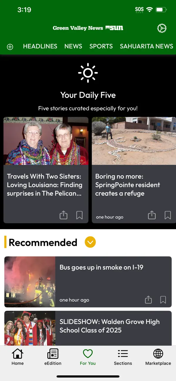 Screenshot #3 pour Green Valley News & Sun