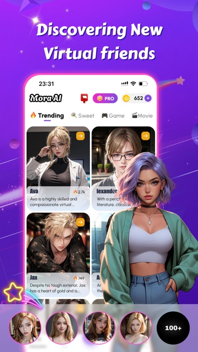 Mora AI: Chat with AI friend Screenshot