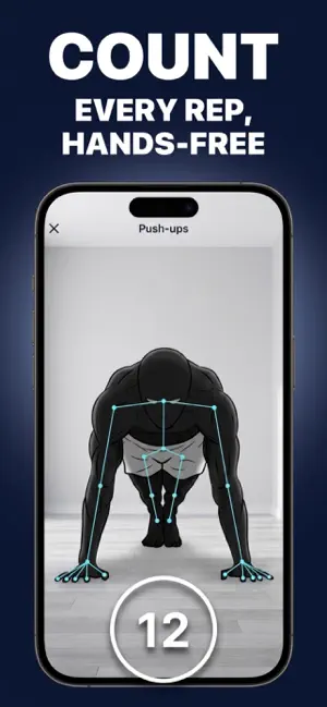 Push Up Tracker - OnePushMan screenshot 1