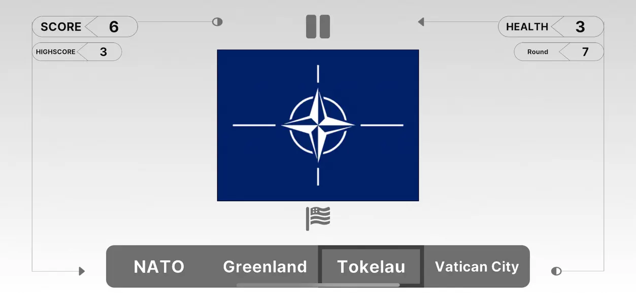 #2. Guess the Flag! - Flags Quiz (iOS) By: Source Byte Sp. z o.o.