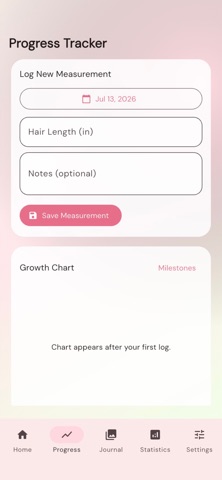 GrowTime: Hair Growth Tracker app screenshot 2