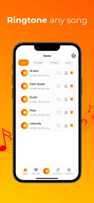Nota Ringtones iPhone screenshot 2