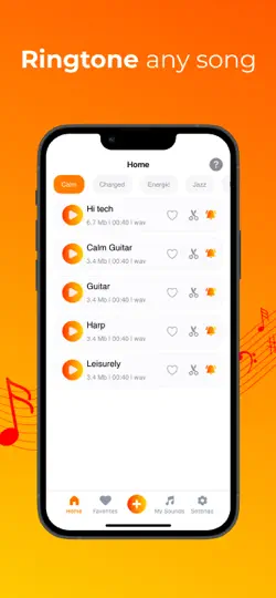 Скриншот Nota Ringtones на iPhone 2