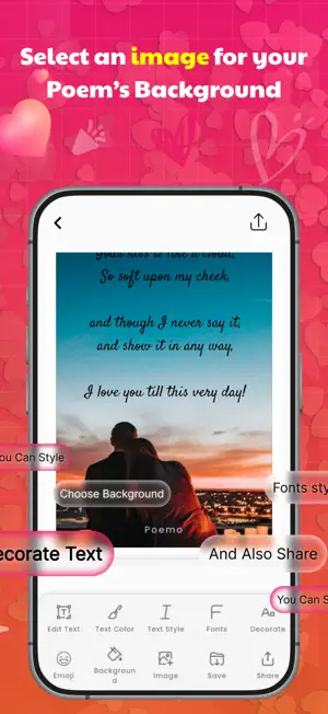 Love Poems Pro screenshot 3