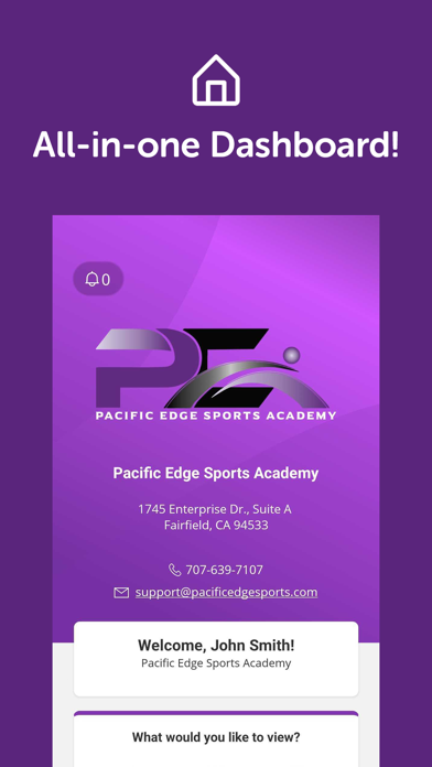 Pacific Edge Sports Academy Screenshot