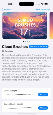 Brushes for Procreate & Tools iPhone screenshot