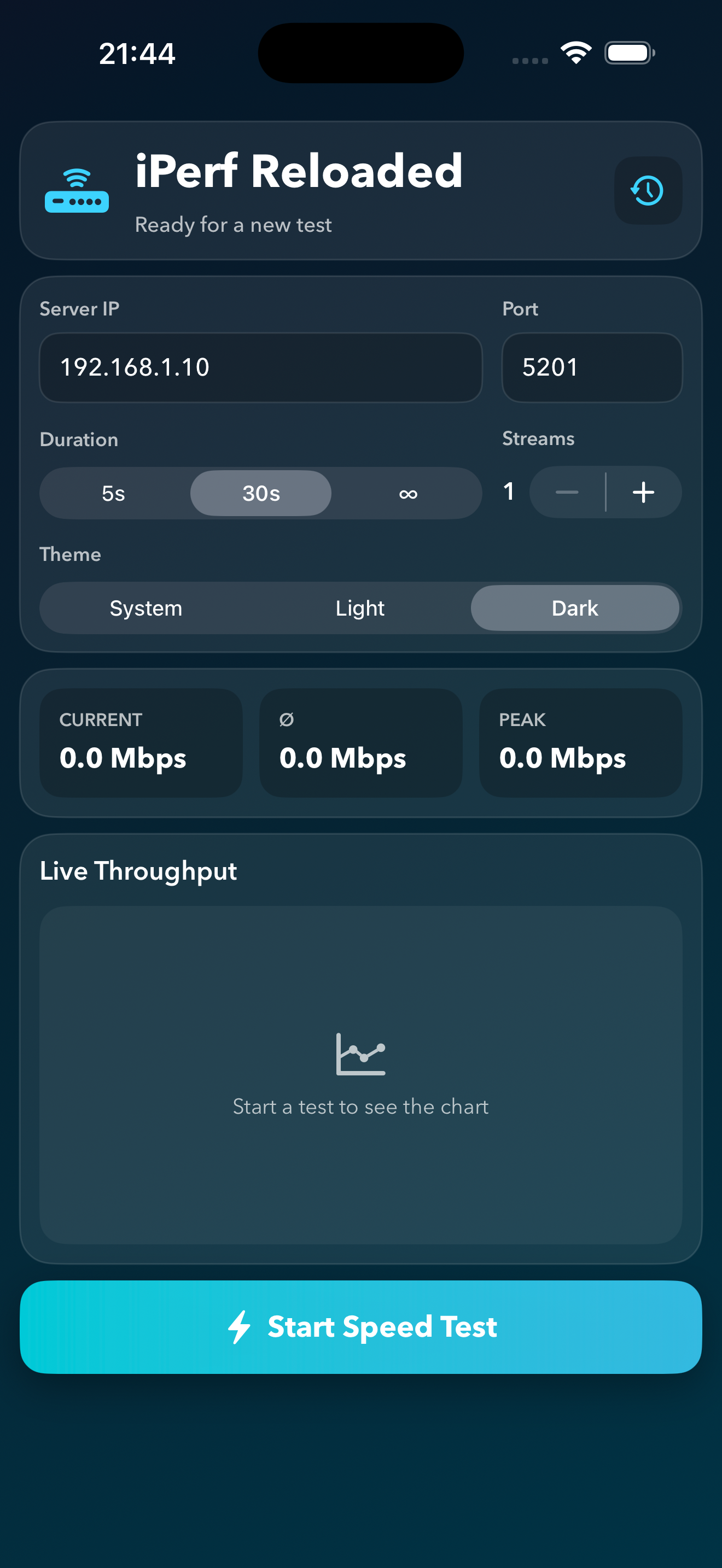 iPerf Reloaded