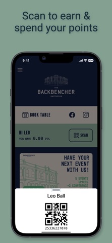 Backbencher iPhone screenshot