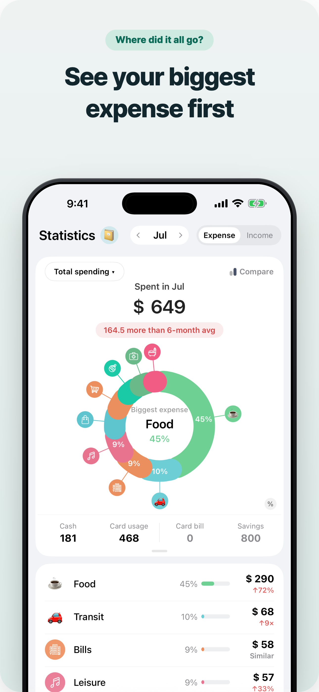 Weple Money: Expense Tracker screenshot 3