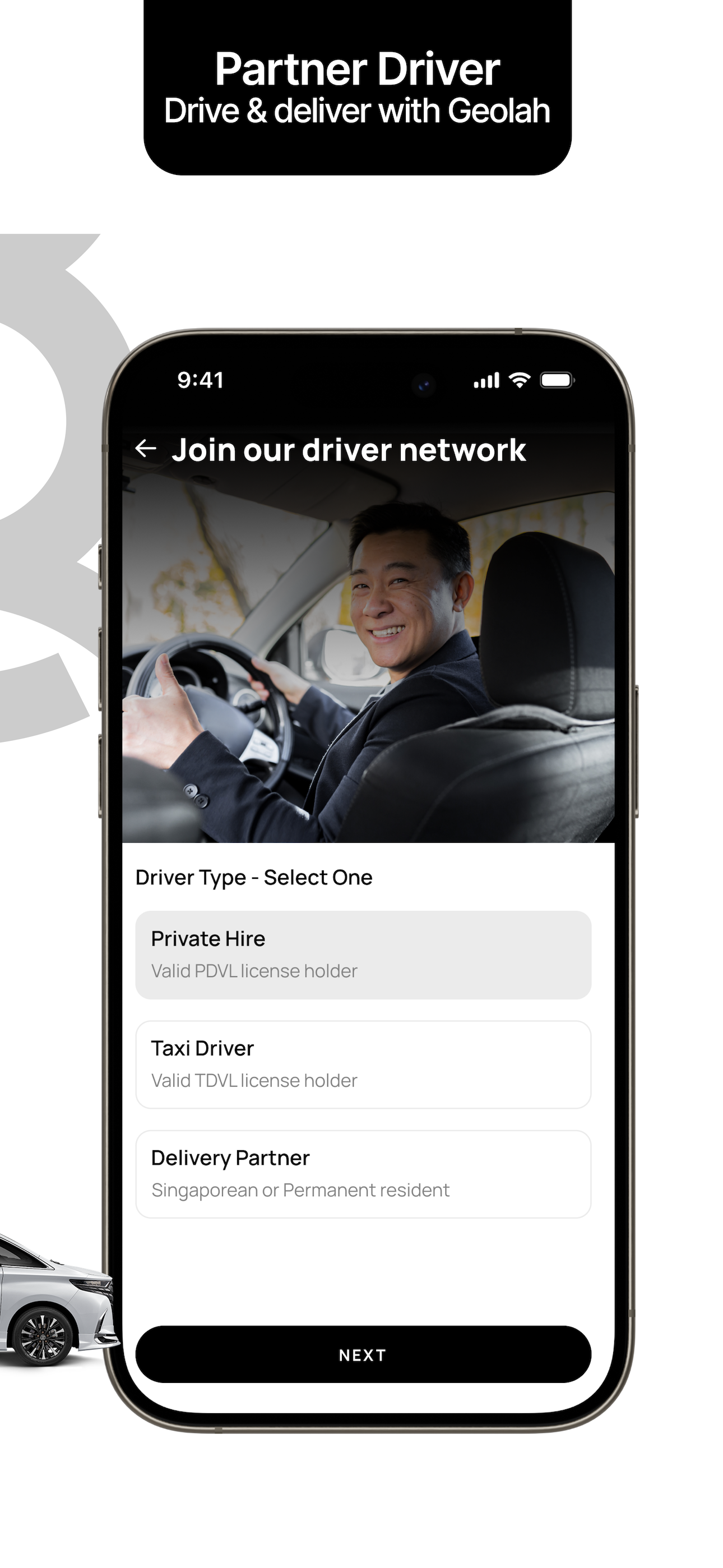 Geolah Driver - Drive & Earn