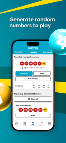 California Lottery screenshot