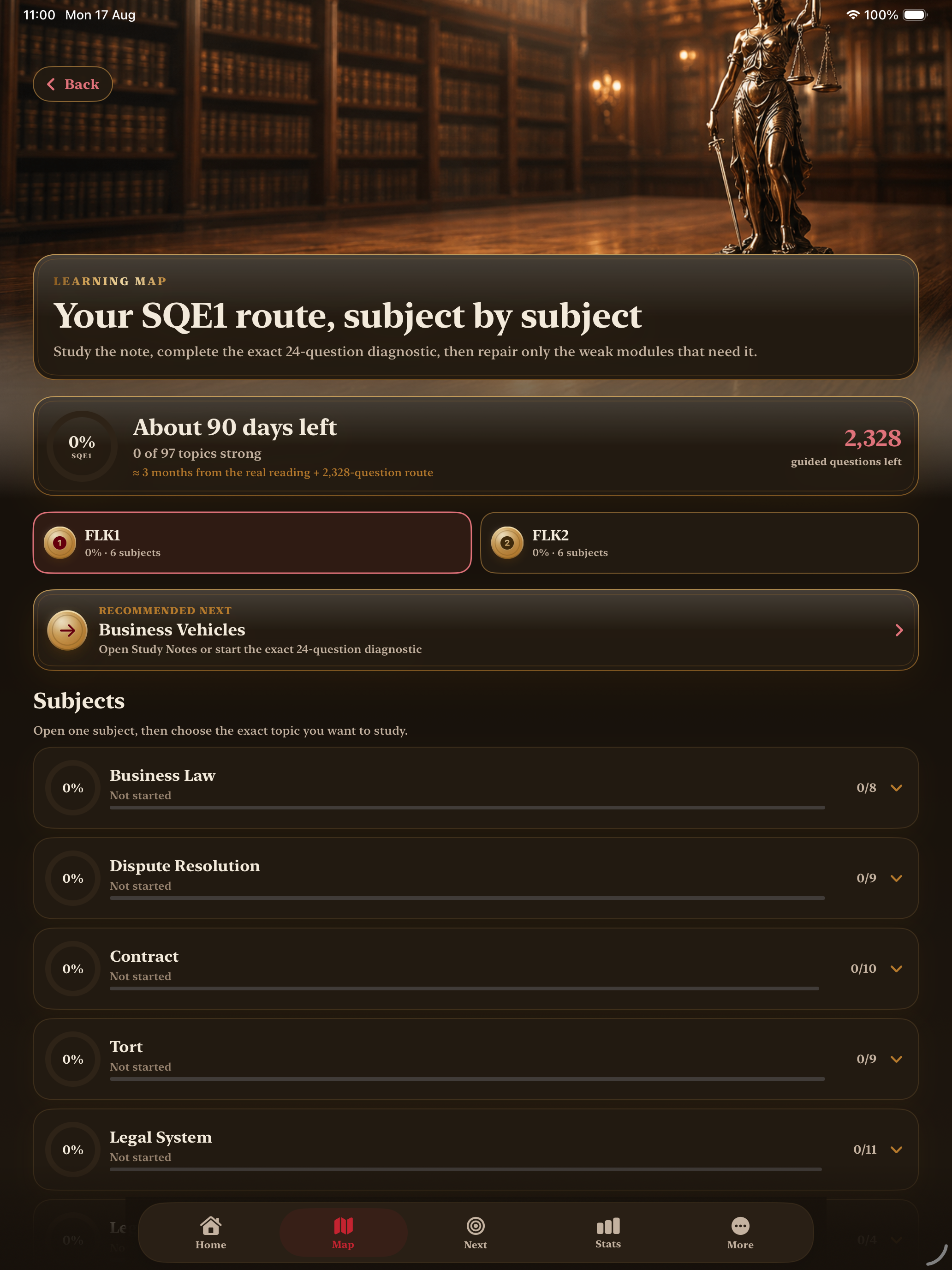 Vivat Lex – SQE1 Practice screenshot 9
