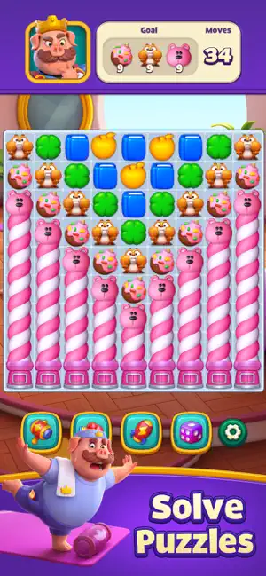 Piggy Kingdom - Match 3 Games screenshot 2