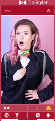 Tie Styler Cam: TieMaster Snap app screenshot