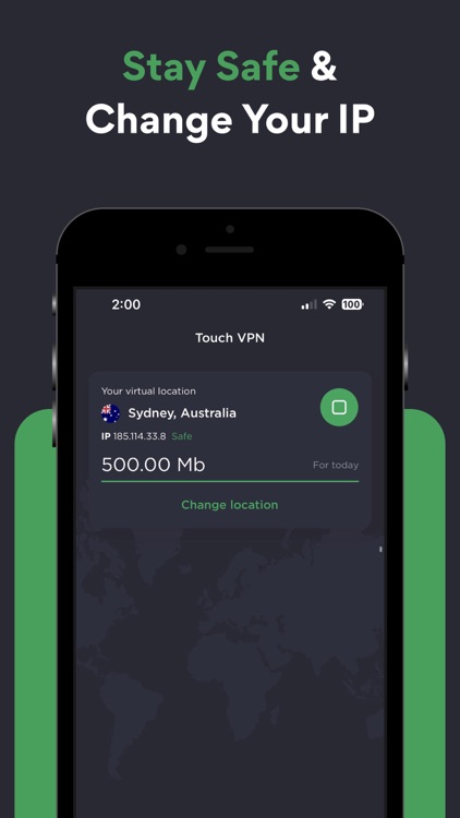 Touch VPN Secure Hotspot Proxy screenshot-4