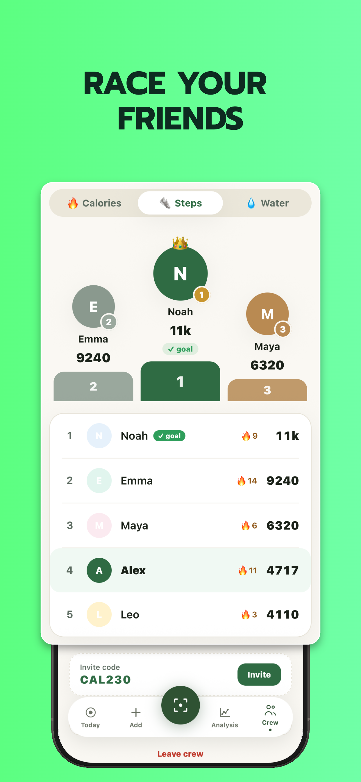 Cal Crew: AI Calorie Tracker screenshot 3