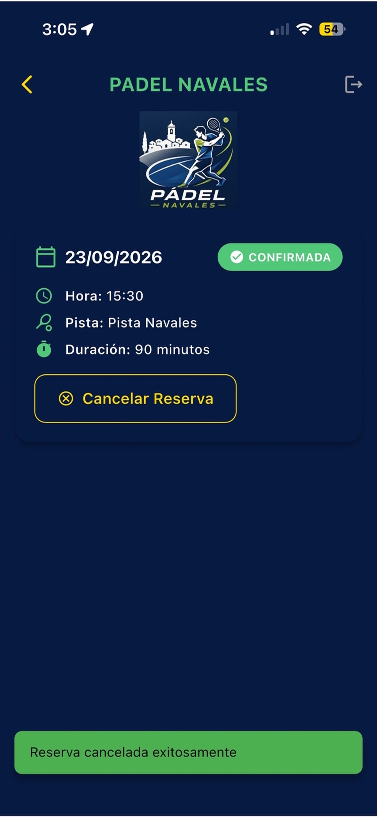 Screenshot 1 of Pádel Navales
