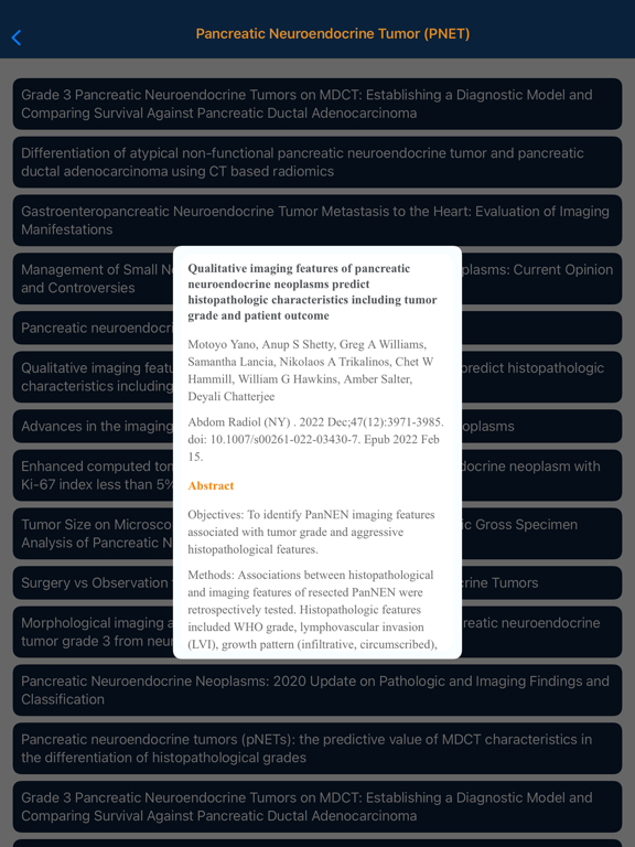 CTisus Pancreas Compendium iPad screenshot 4 - Medical app