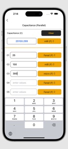 Electrical Parallel Calculator screenshot #7 for iPhone