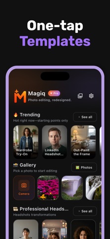 Magiq - AI Photo Editor screenshot