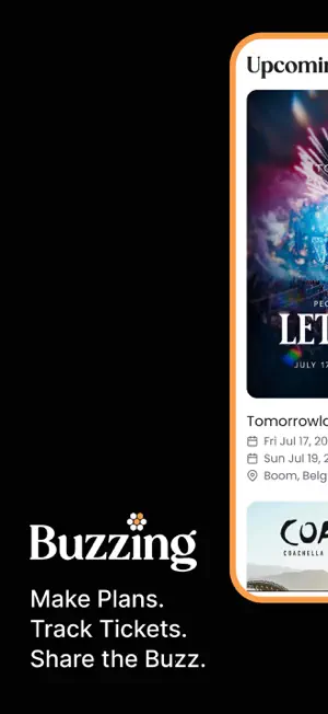 Buzzing – Event Planning screenshot 1