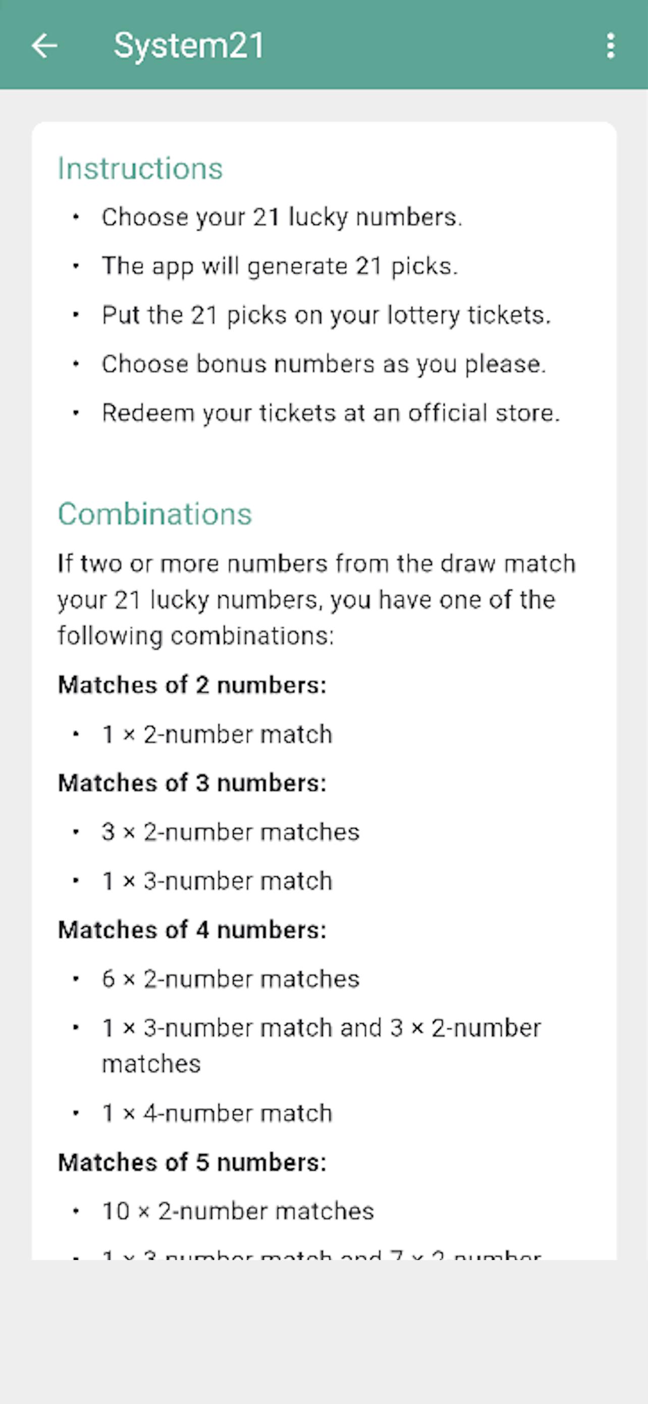 Lottery System21 screenshot 6