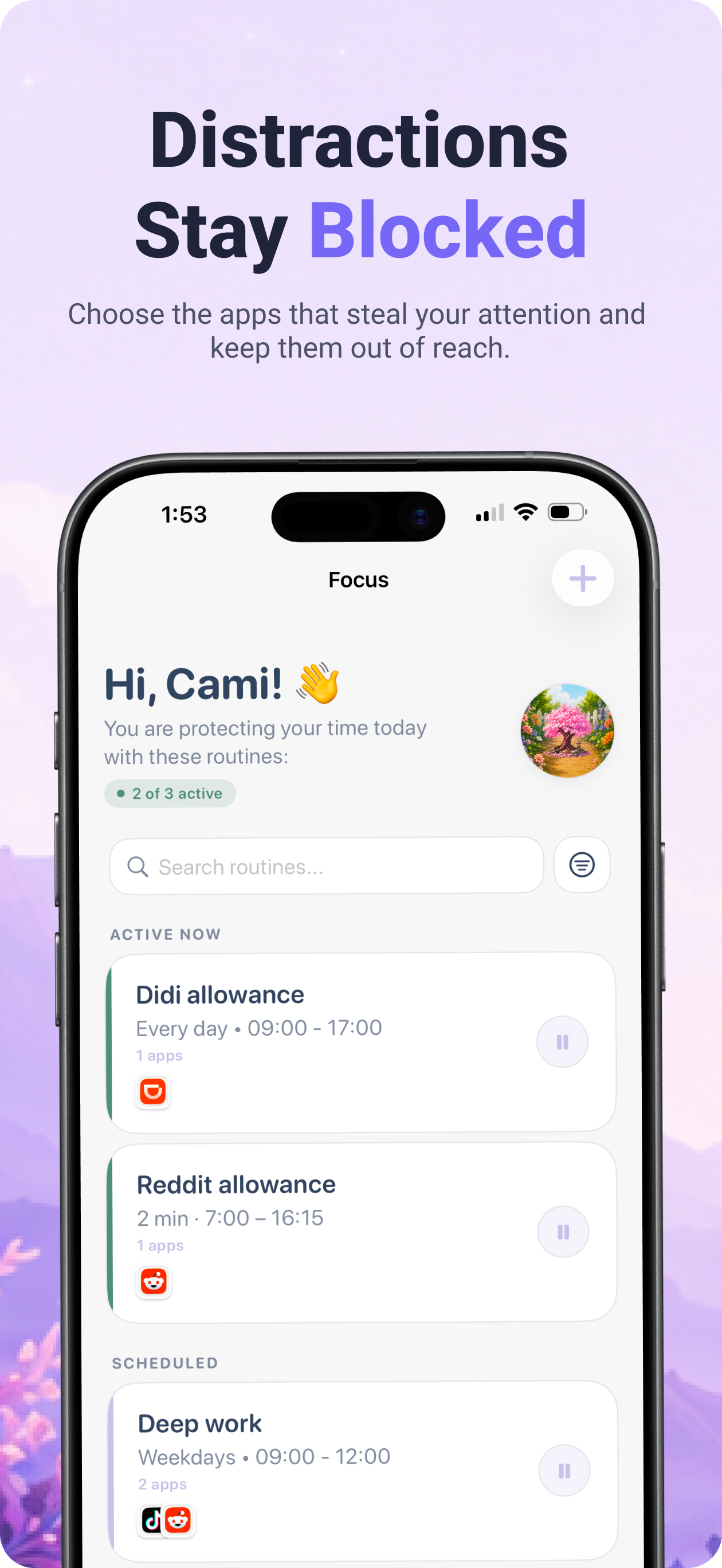 Luma: App & Site Blocker screenshot 3