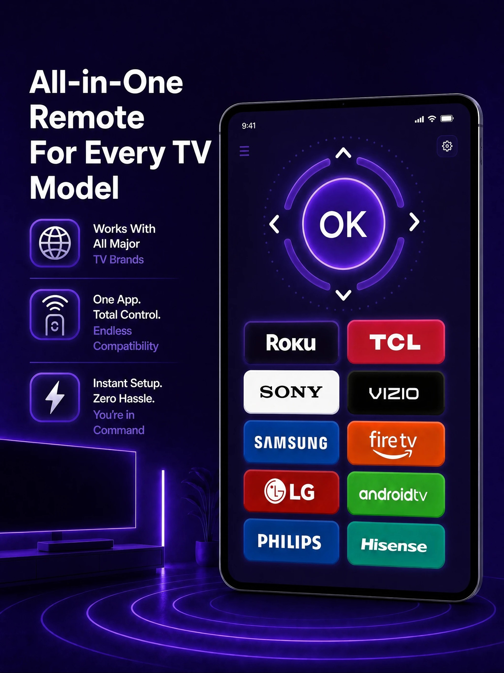 Universal TV Remote ：Control screenshot 7