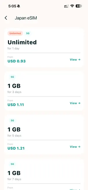 BackpackLink screenshot 1
