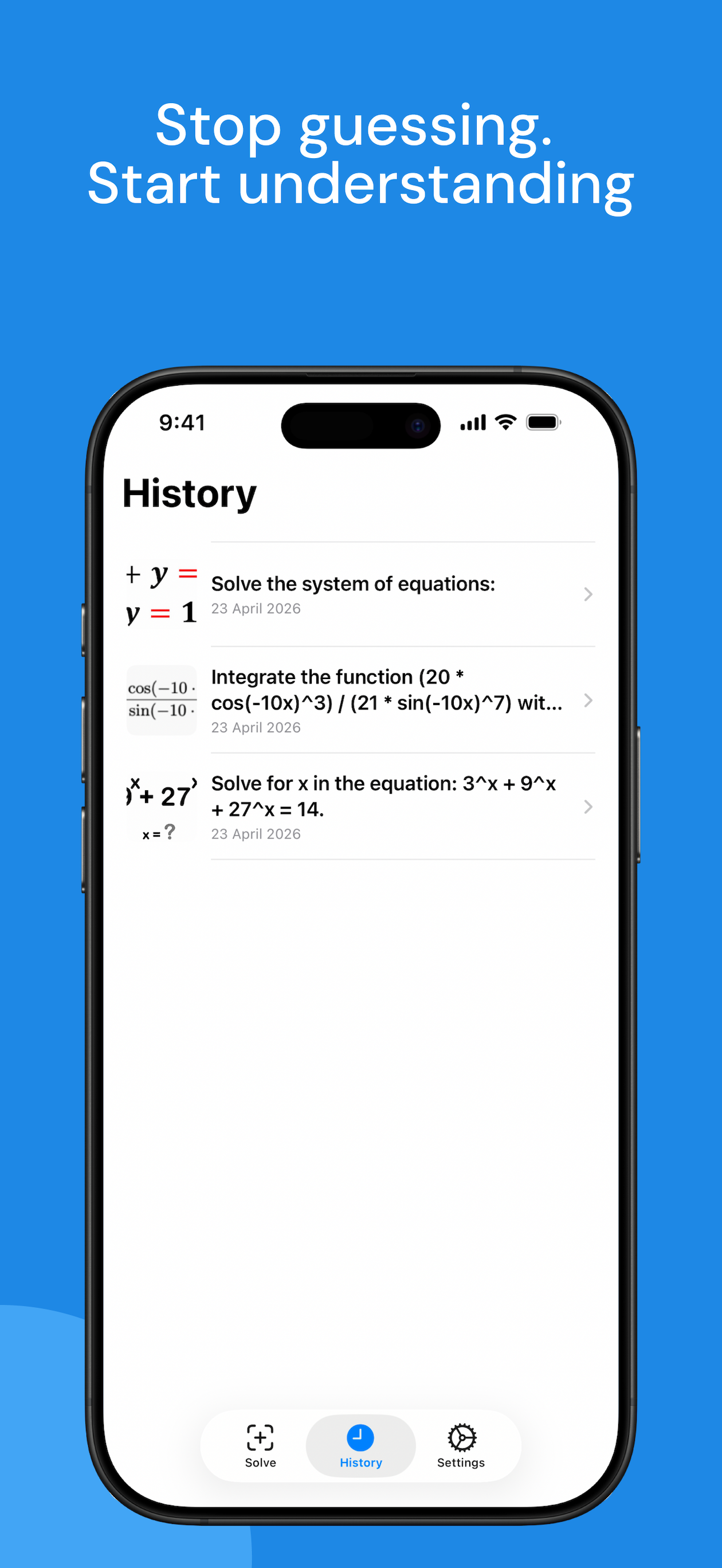 SOLVR: AI Math Problem Solver