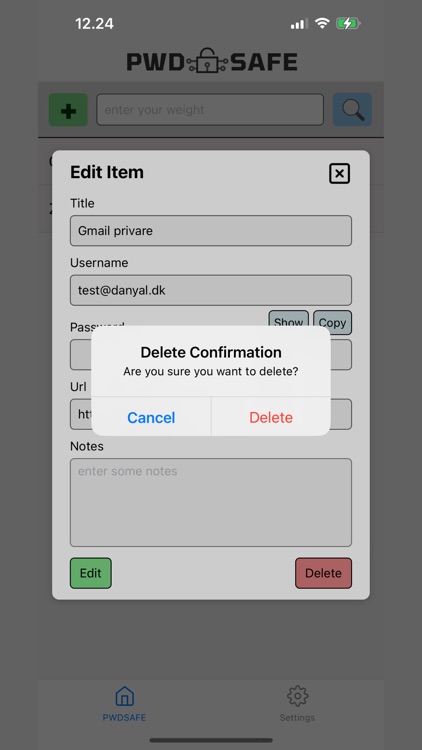 PWDSAFE - dPasswordManager screenshot-3