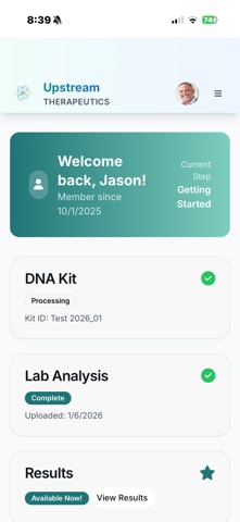 Upstream Therapeutics Screenshot 3 of 4
