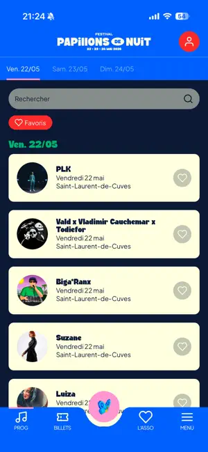 Papillons de Nuit 2026 screenshot 2