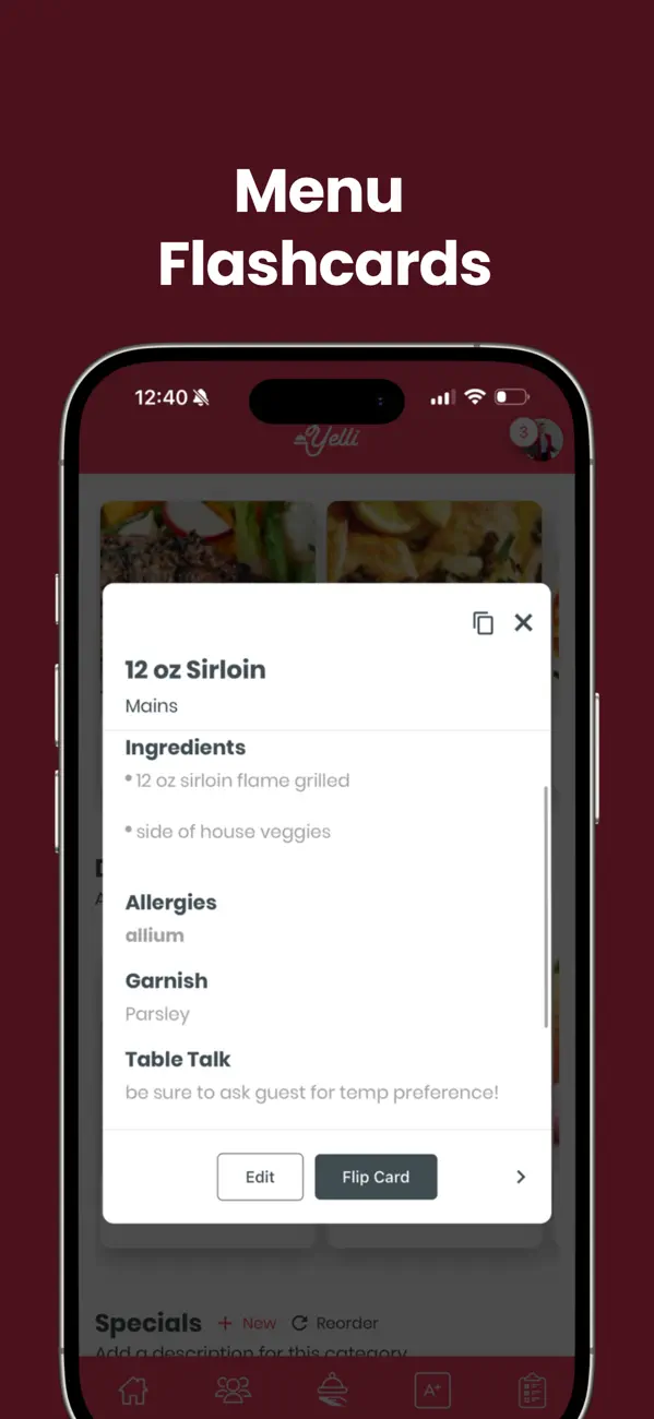 Screenshot #3 pour Yelli - Restaurant Training