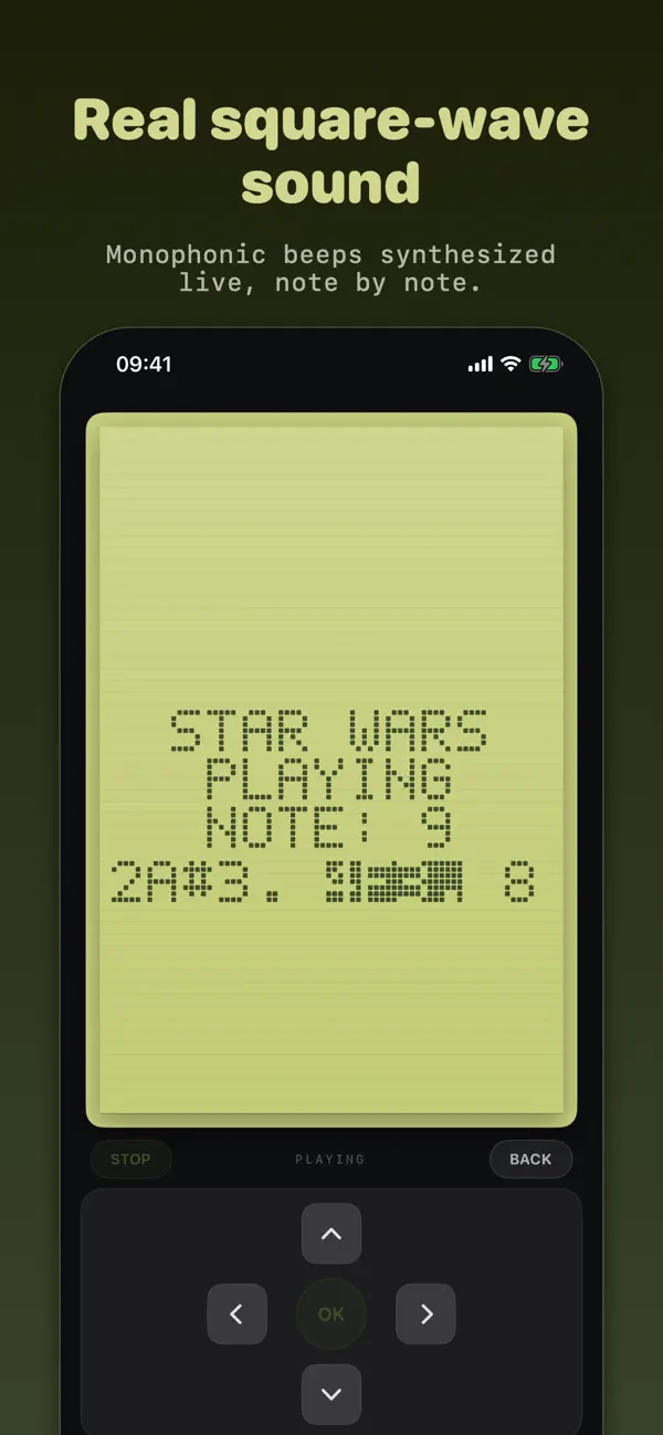 Screenshot #3 pour Old Phone Ringtone Composer