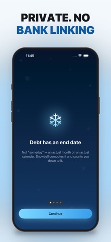 Snowball: Debt Free Now iPhone screenshot