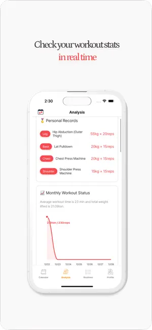 Health Log - Workout Diary screenshot 2