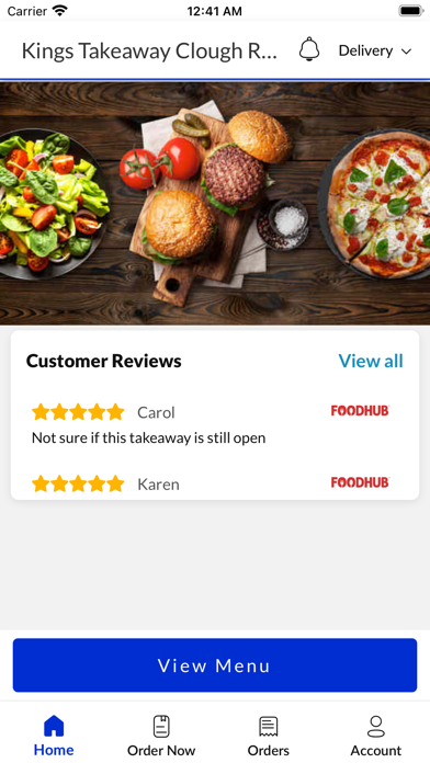 Kings Takeaway Clough Road Screenshot