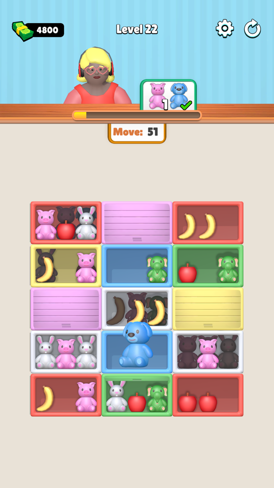 #8. Colorful Vending Sort (iOS) 来自: ZiNKY OYUN YAZILIM ANONiM SiRKETi