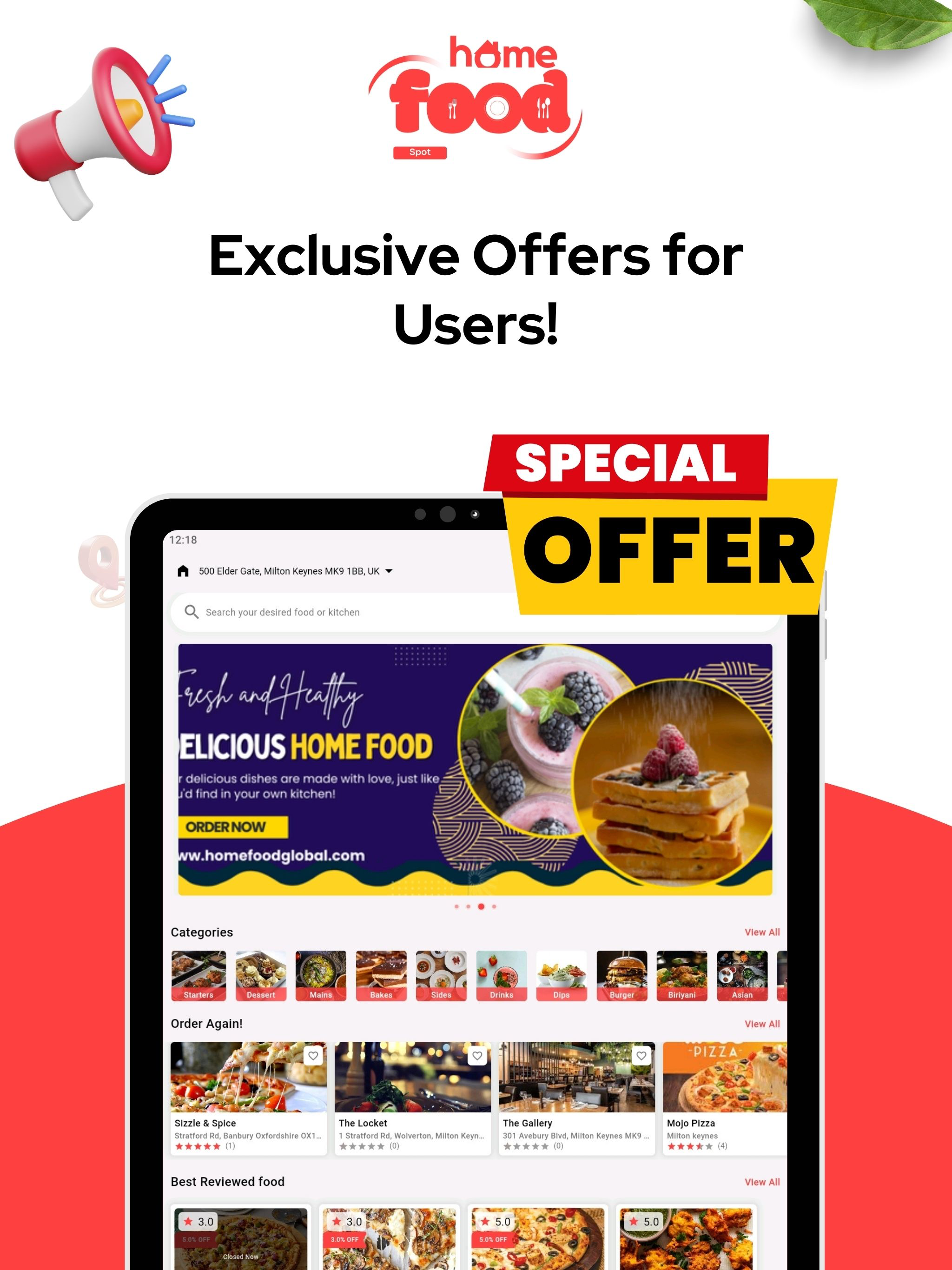 Home Food Spot - Food Delivery screenshot 7